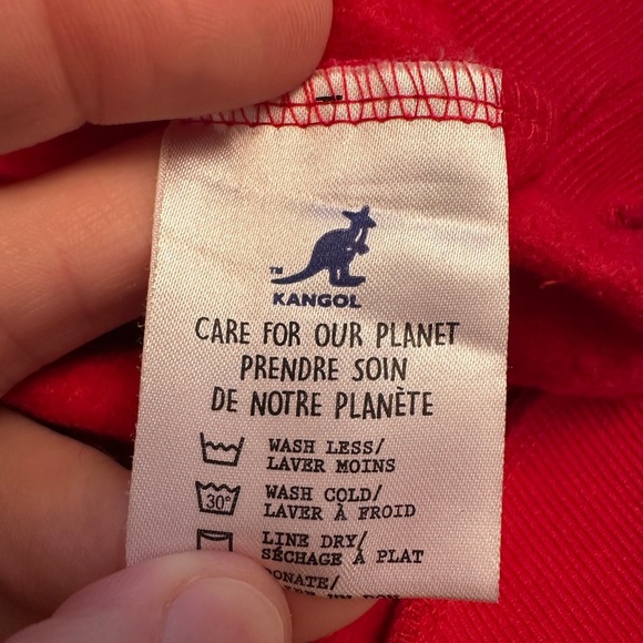 Kangol Born British Men’s Size Large Crewneck Sweatshirt Red Kangaroo Embroidery - Picture 6 of 10